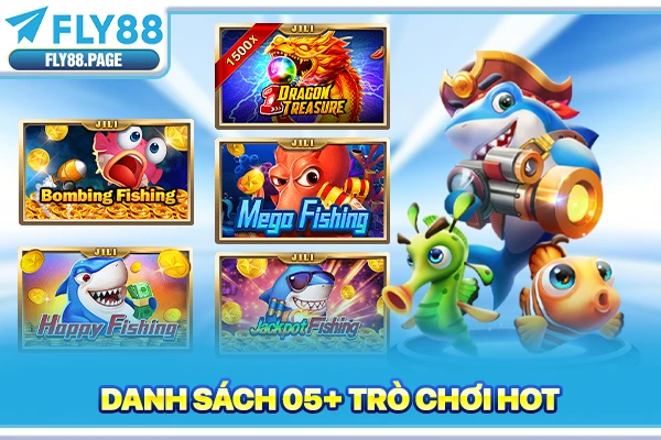 Danh sách 05+ trò chơi hot